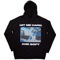 Billie Eilish:  Unisex Pullover Hoodie: Hit Me Hard And Soft Negative